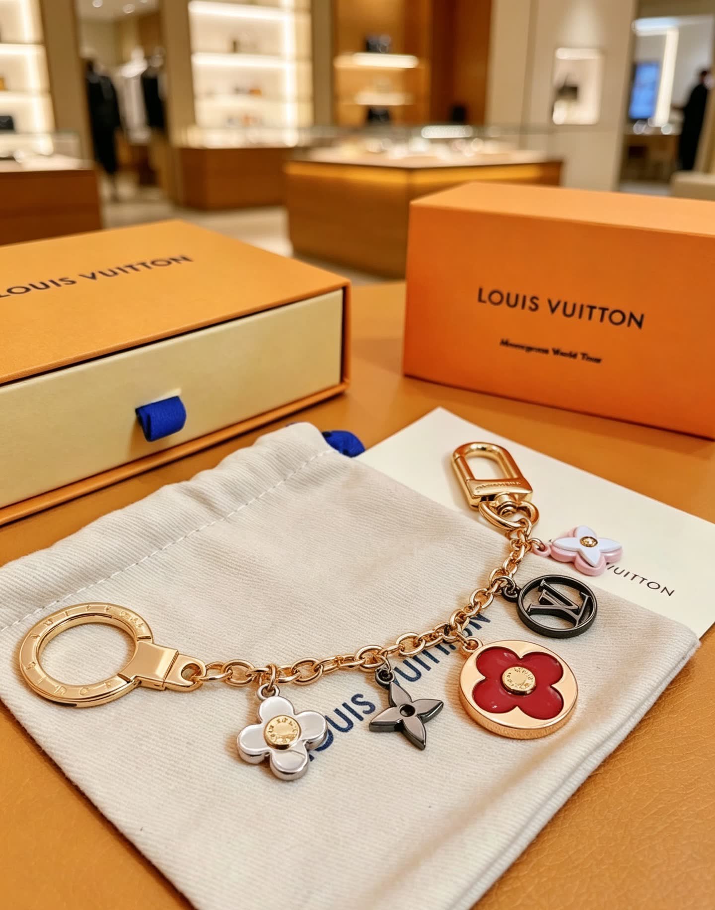 Louis Vuitton Monogram Miroir Keychain